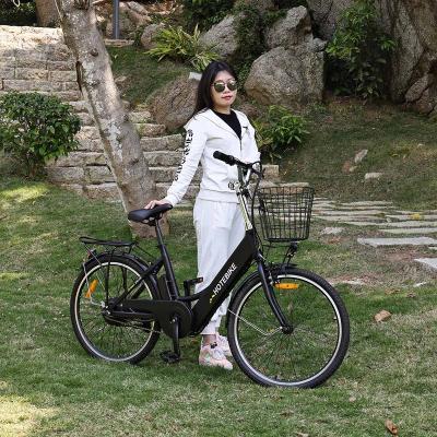 China OEM Standard City Bike A5 36V Hidden Battery Electric Bike For Adult Women LCD Display 250w 350w 500w Carbon Ebike for sale