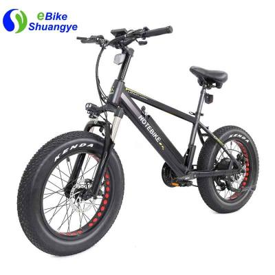 China Fat Tire 48V Newly Rear Hub Motor Aluminum Alloy Electric Mountain Bike For CA Warehouse In Stock for sale