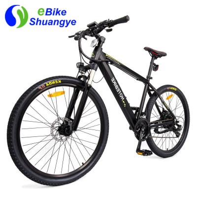 China Aluminum alloy mountain bike 27.5 inch 350w e-bikes electric cross bike bicycle AC warehouse in stock for sale