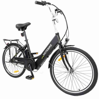 China 24 inch city standard bicycle 36v 250w electric bike, 9ah lithium battery cykel electric, fast delivery bicycle for sale