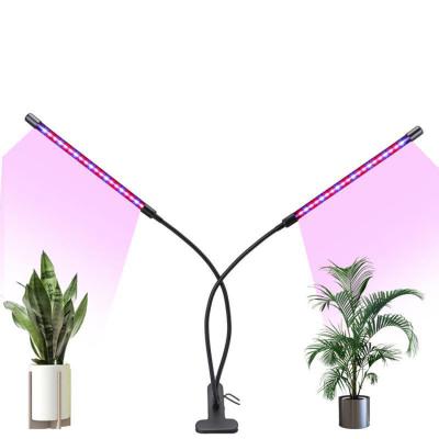 China 2:1 Color Ratio Usb Red Blue Lamp UV Light Phyto Light Indoor Waterproof Adjustable Mixed Left Three Desk Clip Lamp For Flowers Grow for sale