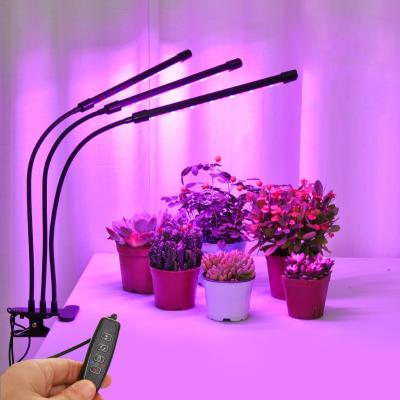 China Low Price 2:1 Indoor Red Blue Light Ratio Adjustable 9 Levels Brightness Desktop Cut Led Phyto Lamps Grow Light For Plants Grow for sale