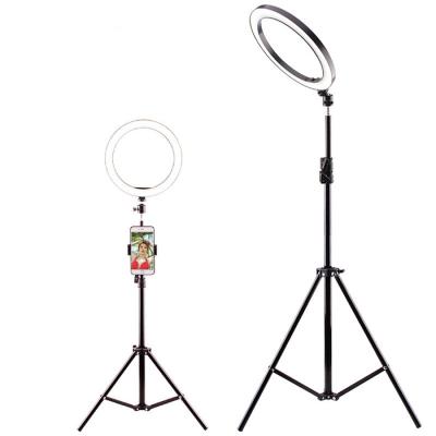 China Wholesale 360 ​​Color Tempurate Adjustable Rotation Led Phone Selfie Ring Fill Light With Tripod Stand 6inch 10inch Led Ring Light for sale