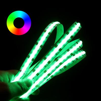 China Residential 12v 24v Led Flexible COB RGB Changing Colorful Color Strip For Ktv Bar Game Room for sale