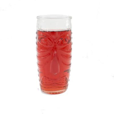 China Customized glass totem barware tiki cup cocktail glass mug for sale