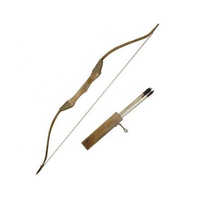 China Hunting Kids Bamboo Wooden Recurve Archery Toy Set Junior Archery Hunting Shooting Training Game Toy DL008 for sale