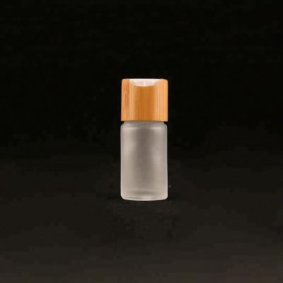 China Wholesale cosmetic glass bamboo bottle for cosmetics for sale