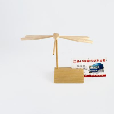 China Bamboo Souvenir Unpainted Empty Handmade Bamboo Self Balancing Dragonfly for sale