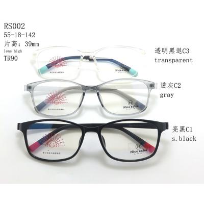 China New popular echa kind TR90 fashion process design popular material simple optical frames universal for both men and women RS002 for sale