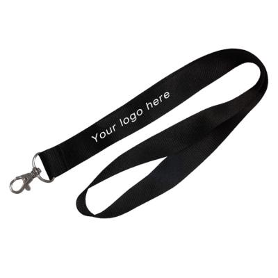 China Cheap custom 100% polyester hot sale logo lanyard card holder for lanyard polyester lanyard for sale