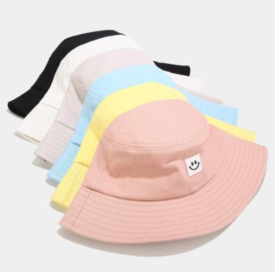 China 2020 New COMMON Rainbow Embroidery Fisherman Hat Female Korean Fashion Sunscreen Foldable Sun Hat for sale