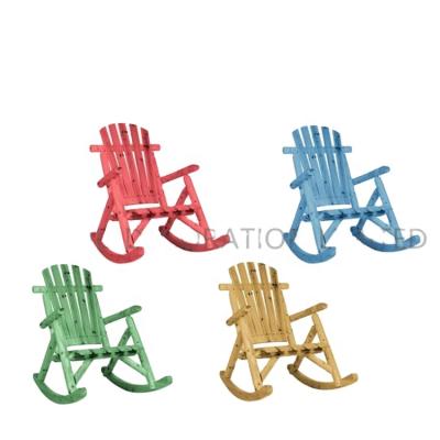 China Wooden Rocking Chair Garden Adirondack Rocking Chair Furniture for sale