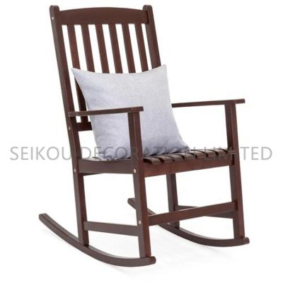 China Outdoor Rocking Chair HDPE Garden Porch Adirondack Chair for sale