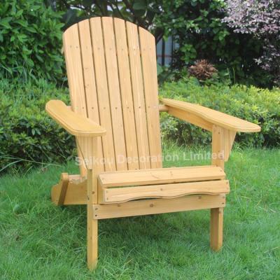 China New Design Garden Furniture Folding Chair Wood Folding Outdoor Wooden Chair Adirondack Chair for sale