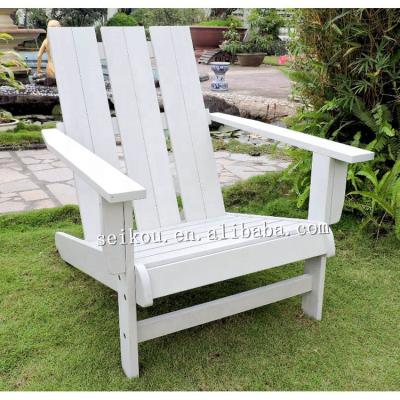 China Modern Traditional Outdoor Wooden Outdoor Chair Furniture Gargen Adirondack Wood Chair for sale