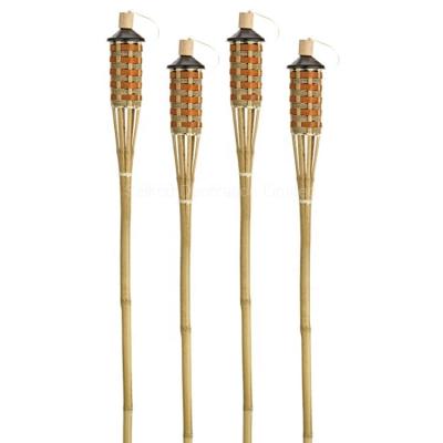 China Europe Garden Decor Bamboo Eco-friendly Festival Tiki Torch for sale