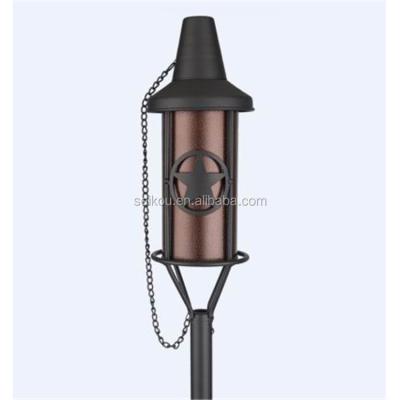 China High Value Outdoor Camping Metal Tiki Garden Torch for Garden Decoration for sale