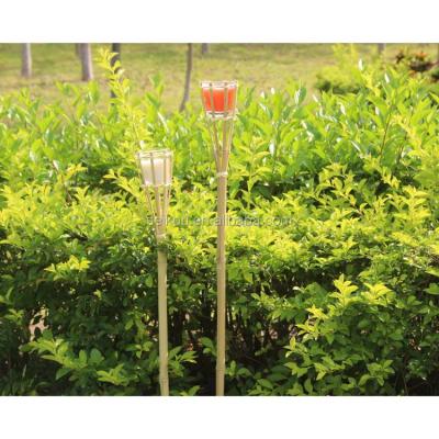 China Europe wholesale bamboo garden candle torches for party for sale