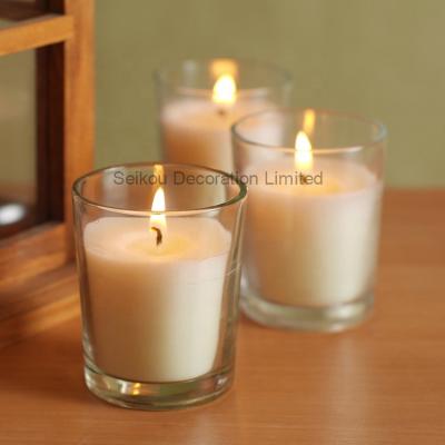 China Hot sale Unscented beautiful votive candles for home decoration for sale