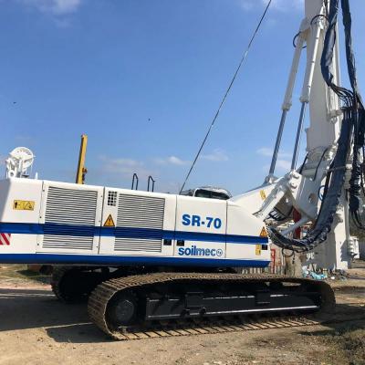 China Factory used soilmec SR70 rotary drilling rig, second hand piling rig for sale