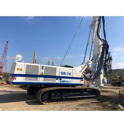 China Factory used soilmec SR70 rotary drilling rig, good condition piling rig for sale