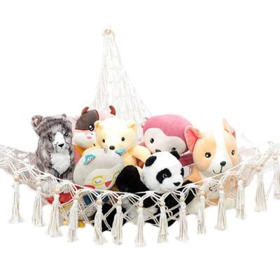 China Nordic Hand - Woven Home Decor Corner Plush Toys Net Toy In Children's Room Storage Stuffed for sale