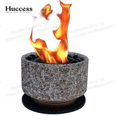 China Stored portable tabletop fire pit Amazon bio ethanol indoor round smokeless mini operation firepit for sale