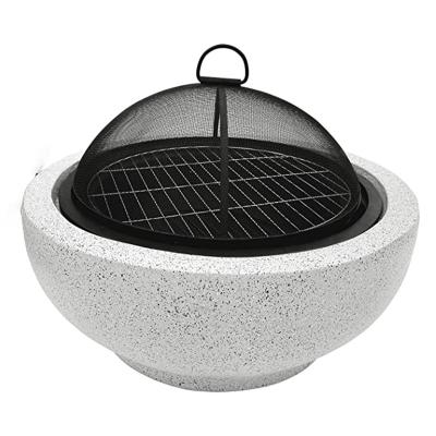 China Serving End Table Made In China Wholesale Low Logo Cheap Moq Magnesium Oxide Fire Bowl Brazier Fire Pit for sale