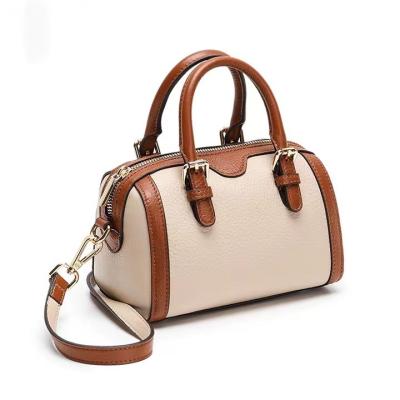 China Wholesale High Quality Color Matching Women's Handbags Waterproof Fashion Classic Handheld Messenger Leather Women Bags for sale