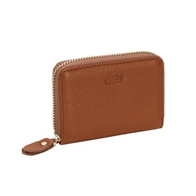 China Ladies Anti-theft Hot Selling Genuine Leather Exquisite Contract and Practical Coin Purse Card Case Wallet for sale