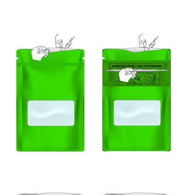 China Recyclable Mylar Bags Smell Proof Ziplock Back Up Child Resistant Packaging Mylar Bag for sale