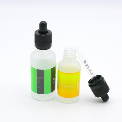 China OEM 15ml 30ml 1OZ 2OZ Cosmetic Wholesale Custom Glass Flow Device Bottle Cosmetic Dropper Bottle for sale