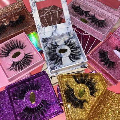 China Wholesale Thick 3D 25mm Mink Lashes,False Eyelashes Packaging Boxes,Custom Private Label 3d Mink Lashes Seller for sale