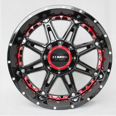 China A0136 offroad /truck/jeep/4x4 euro cheap price alloy wheels classic rims off road alloy wheels maker new style machined/milled/chrome for sale