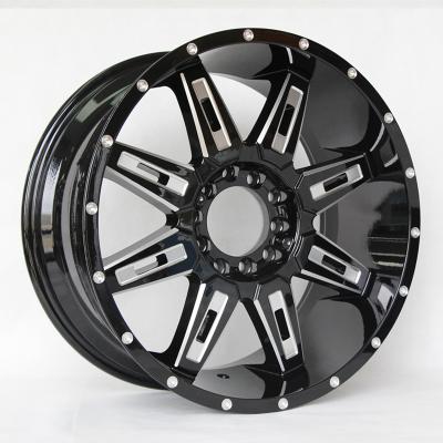 China A0103 ALLOY rim wheels rines 5x114.3 alloy wheels american car concave alloy wheels offroad rims 6x139.7 20 inch for sale for sale