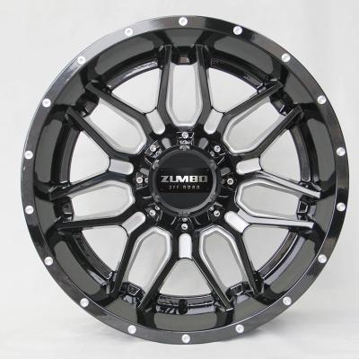 China Off-Road /truck/jeep/4x4 A0141 4X4 Inch 20x10 Aftermarket Aluminum Alloy Wheel Manufacturer For Sale 20 Offset -44 PCD 5/6/10/12 Hole for sale