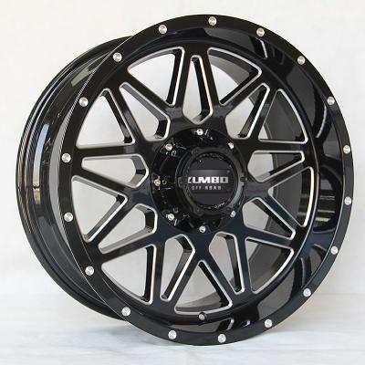 China Car trailer wheel rim A0107 20 inch 22 inch rines 5 holes customs aluminum alloy wheels rims for 4x4 sale 6x139.7 PCD China manufacturer for sale