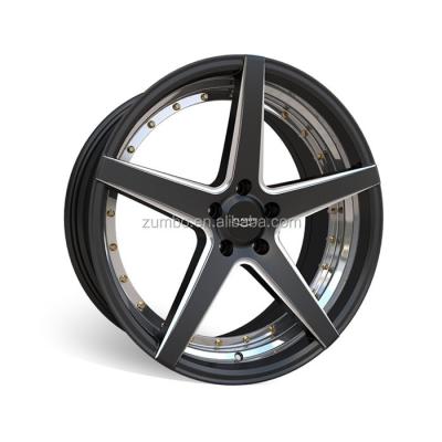 China Staggered 20 Inch Germany Wheel Z93 Classic Concave Aluminum Wheel Alloy Car Wheels Edges New Style 5x105 Custom 5 Hole Gloss Black Milled for sale