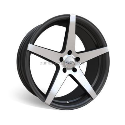 China Upset Wheel Z93 Gloss Black Machined Wheels Alloy 20 Inch 5x114.3 Wheels Rims 5x112 5 Hole Wheel Mark Customs Rim for sale