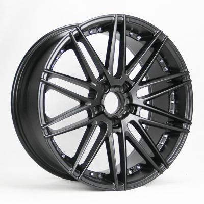 China Upset Wheel A0045 Alloy Aluminum Black Wheel Rims 20 Inch/22 Inch PCD Gloss Black Machined Passenger Car Wheel 5X108/5X130 /5X120 for sale