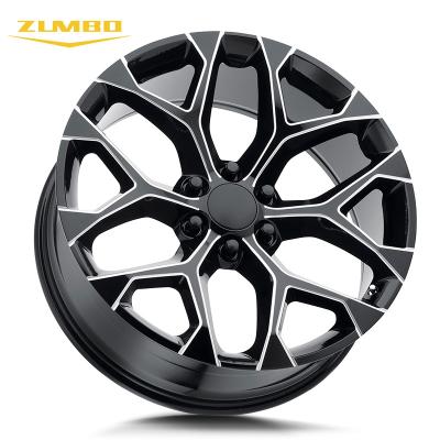 China /truck/jeep/replica offroad wheel F7359 snowflake replica rims 20 22 24 26 inch for car design car wheel concave rim for CADILLAC offroad rims 6x139.7 for sale