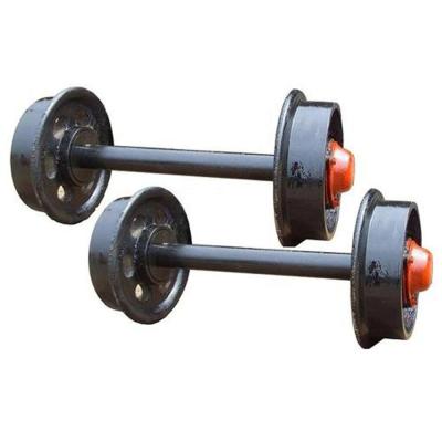 China energy & Mining Ore Cart Wheel Set Cast Iron Mine Car Wheel Assembly Steel Mine Wheel Set for sale