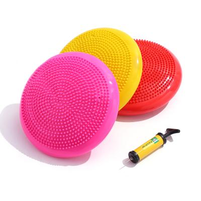 China Early Childhood Education Waterproof Balance Mat Semicircle Massage Yoga Mat Tactile Vestibular Touch Mat Exerciser for sale