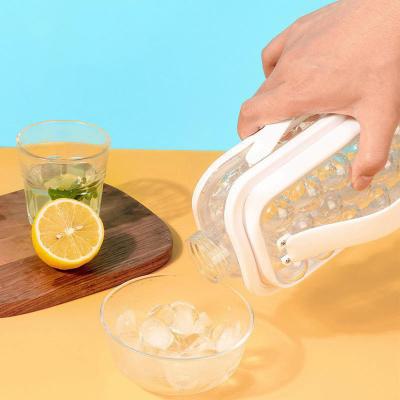 China Viable Wholesale Kitchen Ice Ball Maker Bottle Mold Ice Hockey Maker Bottle for sale