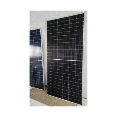 China Class A China Manufacturer Monocrystalline 530w 550w Portable Generator Lowes All Black Solar Panels for sale