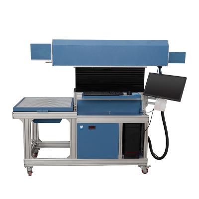 China CO2 laser marking machine laser marking machine metal tube spotting wood paper leather engraving machine for sale