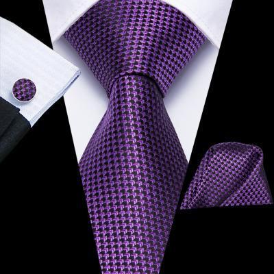 China Wholesale New Design Classic 8.5cm Wide Silk Tie Men's Royal Purple Ties for sale