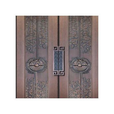 China Factory Direct Sales High Strength And Corrosion Resistance Home Front Exterior Main Entry Copper Security Doors For House for sale