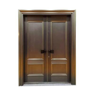 China High Strength And Corrosion Resistance Classic Design Room Doors Cheap Antique Carving Modern Aluminum Interior Silent Sliding Door for sale