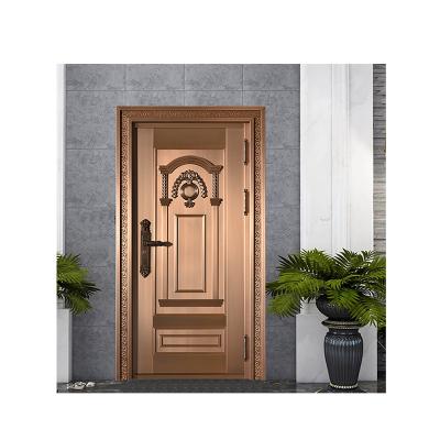 China High Quality Armored Steel Door Front Doors For Houses Modern Exterior Luxury Design High Strength And Corrosion Resistance for sale